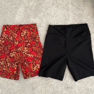 Aerie/American Eagle bike shorts, like new, worn once, size medium